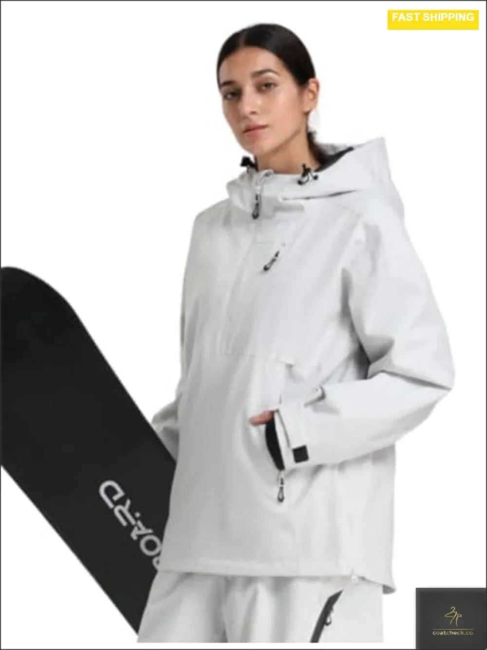 Women's Insulated Ski Jacket Waterproof Snowboard Coat with Hood